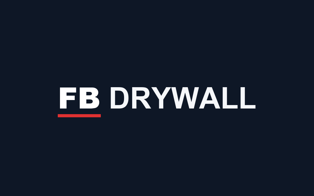 FB Drywall logo